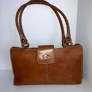 Patricia Nash Brown Satchel Leather Medium Tote Bag Collection